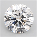 Lab Grown Diamond 4.02 Carats, Round with Ideal Cut, D Color, VVS1 Clarity and Certified by IGI