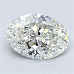 Picture of Natural Diamond 4.01 Carats, Oval with  Cut, I Color, SI1 Clarity and Certified by GIA