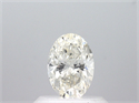 Natural Diamond 0.52 Carats, Oval with  Cut, I Color, VS2 Clarity and Certified by GIA