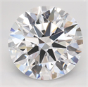 Lab Grown Diamond 2.34 Carats, Round with Ideal Cut, D Color, IF Clarity and Certified by IGI