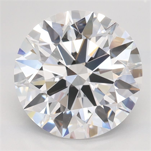 Picture of Lab Grown Diamond 2.34 Carats, Round with Ideal Cut, D Color, IF Clarity and Certified by IGI