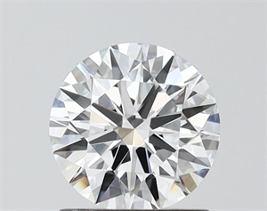 Picture of Lab Grown Diamond 1.09 Carats, Round with Ideal Cut, E Color, VVS1 Clarity and Certified by IGI