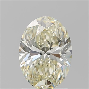 Picture of Natural Diamond 1.52 Carats, Oval with  Cut, L Color, VVS2 Clarity and Certified by IGI