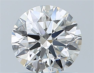 Picture of Natural Diamond 0.82 Carats, Round with Excellent Cut, H Color, VVS1 Clarity and Certified by GIA
