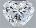 Natural Diamond 0.50 Carats, Heart with  Cut, E Color, VS1 Clarity and Certified by GIA