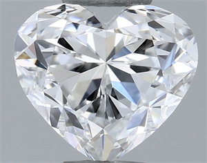 Picture of Natural Diamond 0.50 Carats, Heart with  Cut, E Color, VS1 Clarity and Certified by GIA