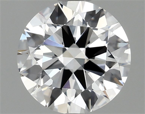 Picture of Lab Grown Diamond 0.99 Carats, Round with Ideal Cut, D Color, VVS2 Clarity and Certified by IGI