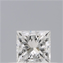 Natural Diamond 0.41 Carats, Princess with  Cut, G Color, VVS1 Clarity and Certified by GIA
