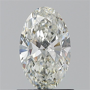 Picture of Natural Diamond 0.90 Carats, Oval with  Cut, I Color, VVS1 Clarity and Certified by GIA