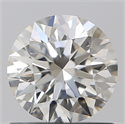 Diamante Natural 0.90 quilates, Redondo , Color H, claridad VVS2 y certificado GIA