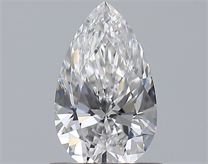 Picture of Natural Diamond 0.71 Carats, Pear with  Cut, E Color, VVS2 Clarity and Certified by GIA