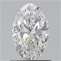 Natural Diamond 0.70 Carats, Oval with  Cut, E Color, IF Clarity and Certified by GIA