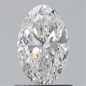 Picture of Natural Diamond 0.70 Carats, Oval with  Cut, E Color, IF Clarity and Certified by GIA