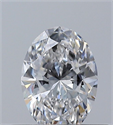 Natural Diamond 0.51 Carats, Princess with  Cut, D Color, SI1 Clarity and Certified by GIA