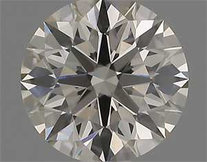 Picture of Natural Diamond 0.71 Carats, Round with Excellent Cut, J Color, VS1 Clarity and Certified by IGI