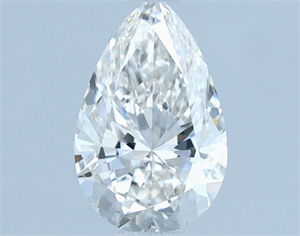 Picture of Natural Diamond 0.71 Carats, Pear with  Cut, G Color, VVS2 Clarity and Certified by IGI