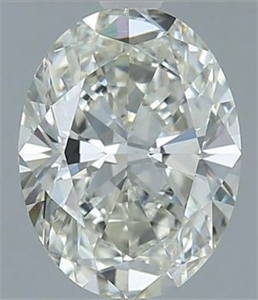 Foto Diamante Natural 2.21 quilates, Ovalado , Color J, claridad VS2 y certificado GIA de