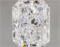 Natural Diamond 0.70 Carats, Radiant with  Cut, D Color, VS1 Clarity and Certified by GIA