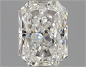 Natural Diamond 0.70 Carats, Radiant with  Cut, H Color, SI1 Clarity and Certified by GIA