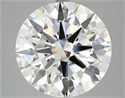 Lab Grown Diamond 8.12 Carats, Round with Ideal Cut, F Color, VVS2 Clarity and Certified by IGI
