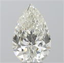 Natural Diamond 5.02 Carats, Pear with  Cut, J Color, SI2 Clarity and Certified by GIA
