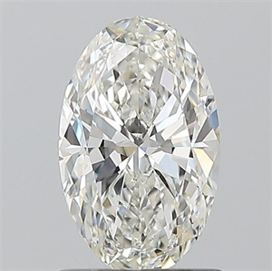 Foto Diamante Natural 1.00 quilates, Ovalado , Color H, claridad SI1 y certificado GIA de