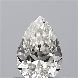 Foto Diamante Natural 0.40 quilates, De pera , Color H, claridad VS1 y certificado GIA de