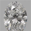 Natural Diamond 0.20 Carats, Oval with  Cut, E Color, SI1 Clarity and Certified by IGI