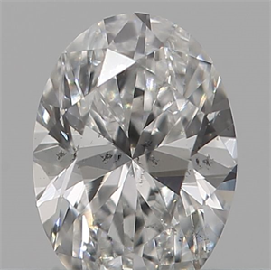 Picture of Natural Diamond 0.20 Carats, Oval with  Cut, E Color, SI1 Clarity and Certified by IGI