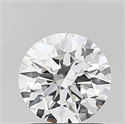 Lab Grown Diamond 1.03 Carats, Round with Ideal Cut, D Color, VS1 Clarity and Certified by IGI