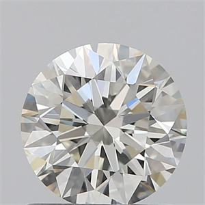 Picture of Natural Diamond 0.80 Carats, Round with Excellent Cut, H Color, IF Clarity and Certified by IGI