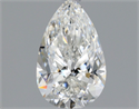 Natural Diamond 0.42 Carats, Pear with  Cut, F Color, VVS1 Clarity and Certified by GIA