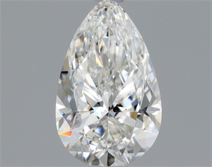Picture of Natural Diamond 0.42 Carats, Pear with  Cut, F Color, VVS1 Clarity and Certified by GIA