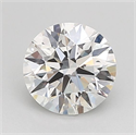 Lab Grown Diamond 1.03 Carats, Round with Ideal Cut, D Color, VVS2 Clarity and Certified by IGI