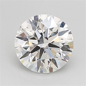 Picture of Lab Grown Diamond 1.03 Carats, Round with Ideal Cut, D Color, VVS2 Clarity and Certified by IGI