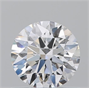 Natural Diamond 0.71 Carats, Round with Excellent Cut, E Color, VVS2 Clarity and Certified by GIA