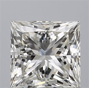 Picture of Natural Diamond 0.90 Carats, Princess with  Cut, G Color, VVS2 Clarity and Certified by IGI