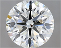 Natural Diamond 0.90 Carats, Round with Excellent Cut, J Color, VS2 Clarity and Certified by GIA