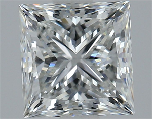 Foto Diamante Natural 1.50 quilates, Princesa , Color F, claridad VS2 y certificado GIA de