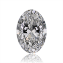 Natural Diamond 0.41 Carats, Oval with  Cut, E Color, VVS2 Clarity and Certified by GIA