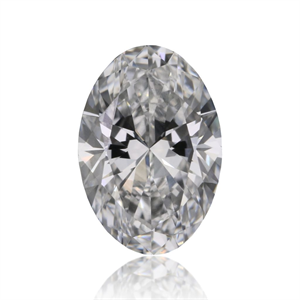 Picture of Natural Diamond 0.41 Carats, Oval with  Cut, E Color, VVS2 Clarity and Certified by GIA