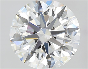 Picture of Natural Diamond 1.36 Carats, Round with Excellent Cut, E Color, VVS1 Clarity and Certified by GIA