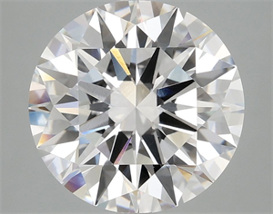 Picture of Lab Grown Diamond 5.09 Carats, Round with Ideal Cut, E Color, VVS2 Clarity and Certified by IGI