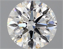 Natural Diamond 0.75 Carats, Round with Excellent Cut, G Color, VVS1 Clarity and Certified by GIA