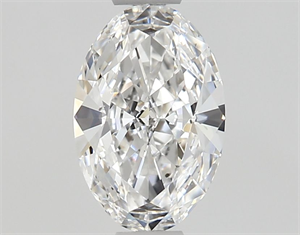 Picture of Natural Diamond 0.52 Carats, Oval with  Cut, D Color, VS2 Clarity and Certified by GIA
