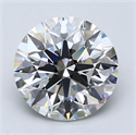 Diamante Natural 2.82 quilates, Redondo , Color G, claridad VS2 y certificado GIA