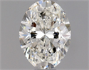 Natural Diamond 0.50 Carats, Oval with  Cut, G Color, VS1 Clarity and Certified by GIA