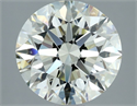 Natural Diamond 3.01 Carats, Round with Excellent Cut, M Color, VS1 Clarity and Certified by GIA