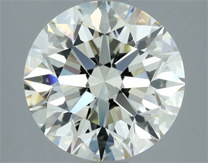 Picture of Natural Diamond 3.01 Carats, Round with Excellent Cut, M Color, VS1 Clarity and Certified by GIA