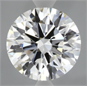 Lab Grown Diamond 3.08 Carats, Round with Ideal Cut, E Color, VVS2 Clarity and Certified by IGI